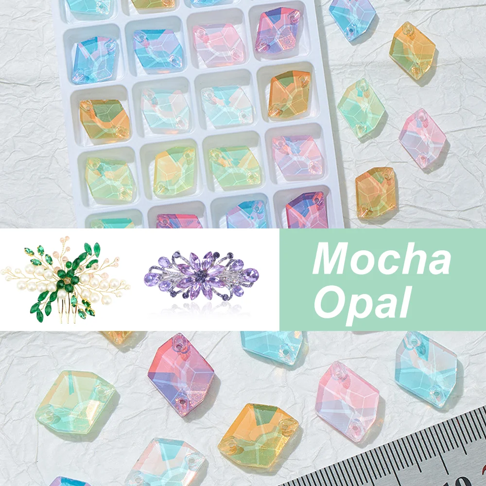 

Mocha Opal Cosmic Shape Sew On Rhinestone 5 Sizes Sewing Strass Crystal Crafting Supplies стразы для рукоделия