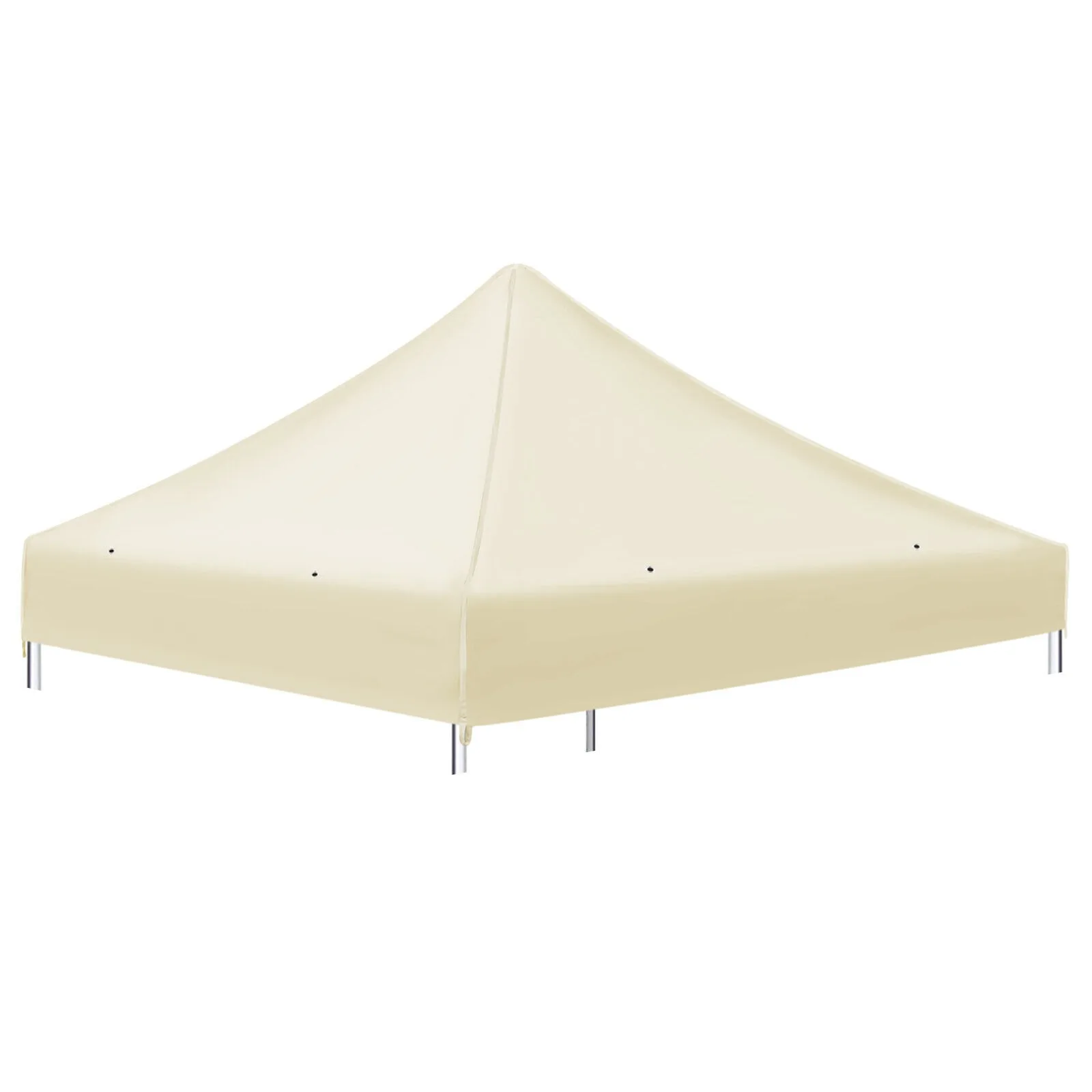 

10x10' Ez POP UP Tent Replacement Canopy Gazebo Sunshade Polyester Cover Ecru United States