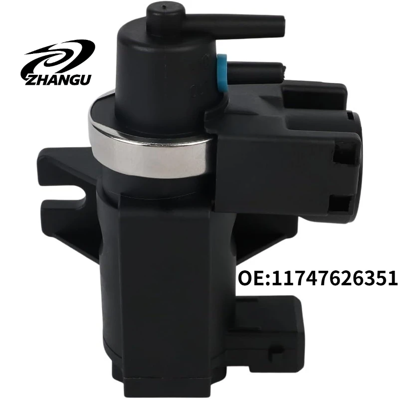 

11747626351 Turbocharger Boost Solenoid Valve For BMW 320i 328i 335i 428i X5 Black Plastic Replacement Car Engine Parts