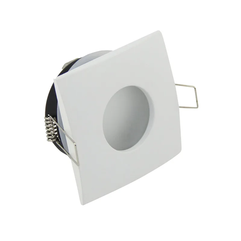 GU10 MR16 Fitting Wit Spot Light Douche Verzonken Kit Downlight Frame Badkamer IP65 Ronde