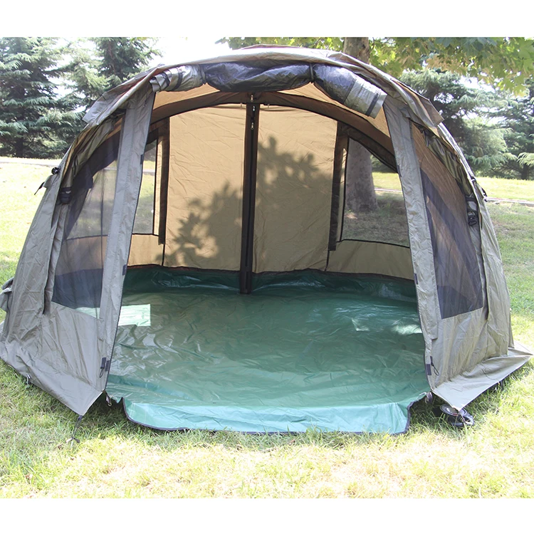 New Promotion Waterproof Overwrap Inflatable 210 PU 4 season 2 person Carp Fishing  Tent