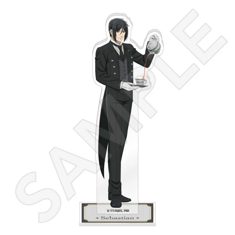 Black Butler Popular Anime Acrylic Display Stand Cartoon Character Figure Model Desktop Ornament Holiday Gift Keychain