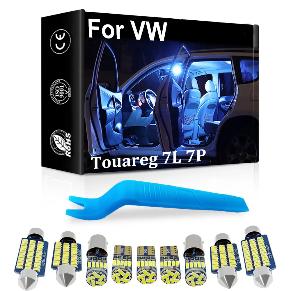 

Vehicle Canbus Interior LED Light For Volkswagen VW Touareg 7L 7P 2003-2018 Map Dome Vanity Mirror Trunk Car Indoor Lamp