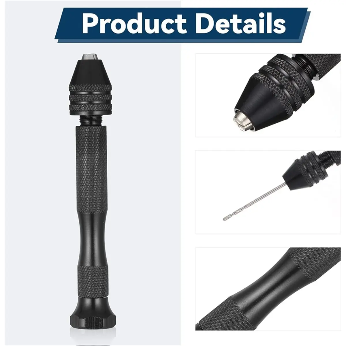 21PCS Metric Mini Micro Drill Bit Set, Carburetor Jet Drill Bits 0.3-1.6 mm Pin Vise Hand Drill Set for Wood DIY Jewelry