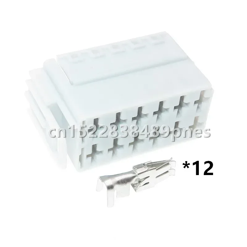 12 Pole 6.3 Series Automobile Connector 590-881 Car Large Current High Power Wiring Harness Unsealed Plug