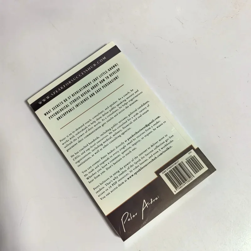 How Highly Effective People Speak By Peter Andrei How High Performers Use Psychology To Influence with Ease Book Paperback
