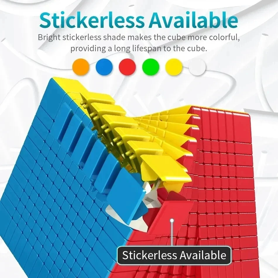 MoYu MFJS MeiLong 12 12x12 Magic Speed Cube Stickerless Professional Puzzle Toys Meilong 12x12 Cubo Magico