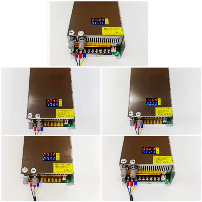 Imagem -05 - Transformador de Alimentação Ajustável Display Digital 220v 110v dc 12v 24v 36v 48v 60v 80v 120v 160v 220v 1000w ac dc