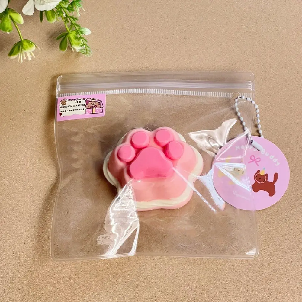 Grappig cadeau siliconen knijp kattenpoot speelgoed rebound zacht decompressie speelgoed schattig kleverig stress ontspannen speelgoed sandwich-serie