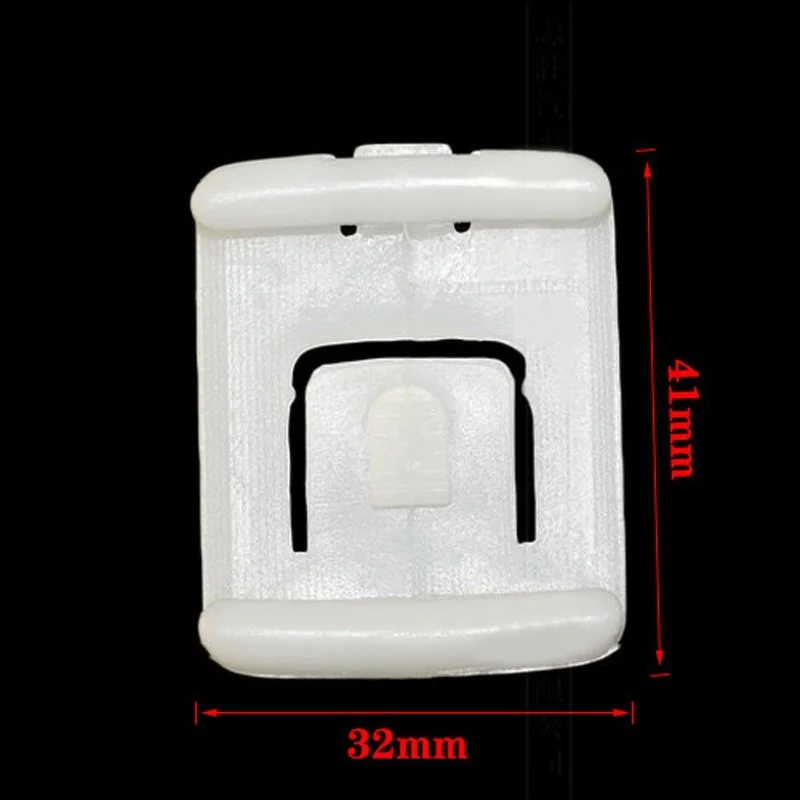 2 Set 6pcs Car Seat Rail Runner Clip Slider Guide Piece Replacement Car Accessories for VW MK1 MK2 MK3 Golf Corrado