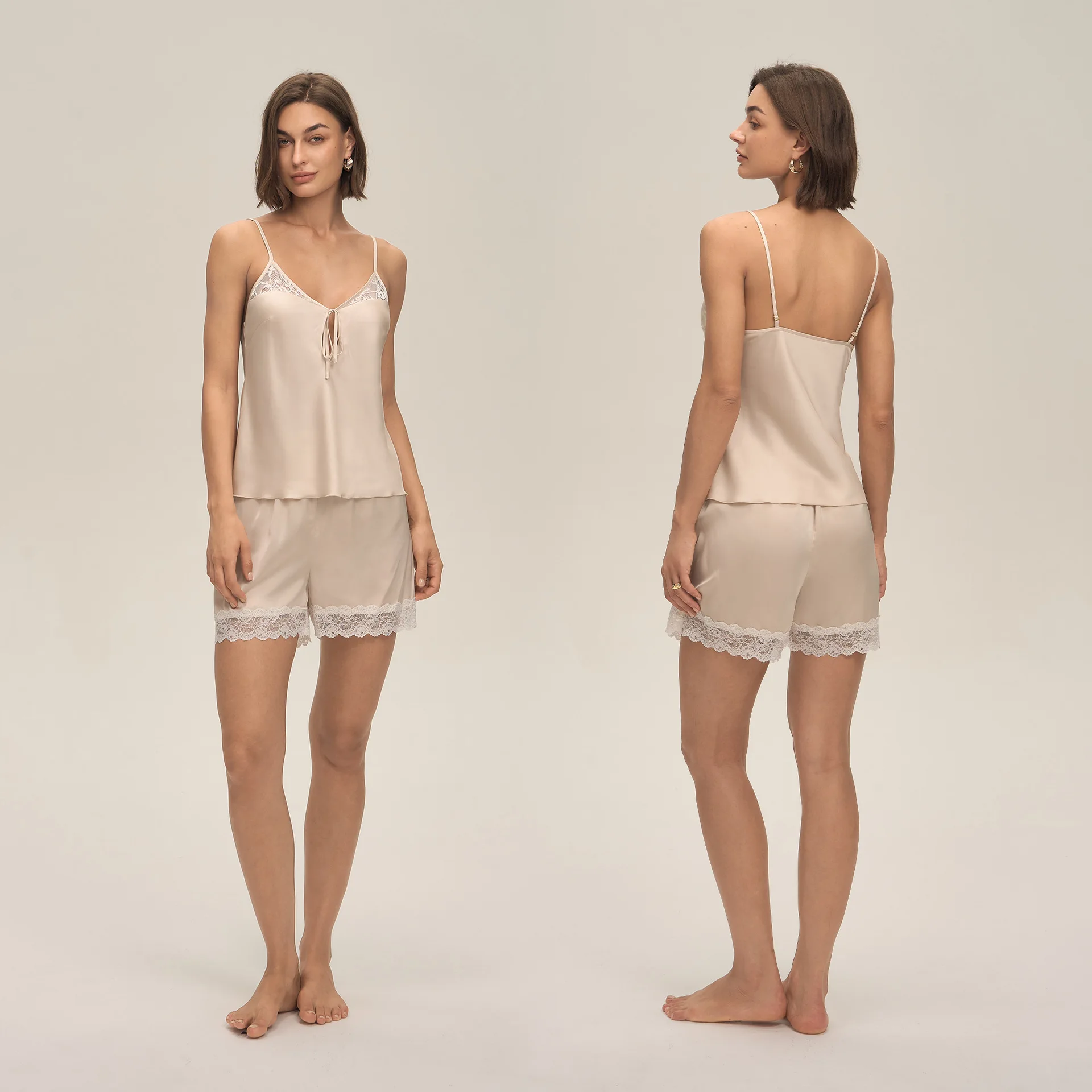 

Новый женский пижамный комплект на подтяжках, одежда для сна, летняя атласная пижама, костюм, одежда для дома, сексуальный топ с кружевными бретелями и шорты, интимное белье