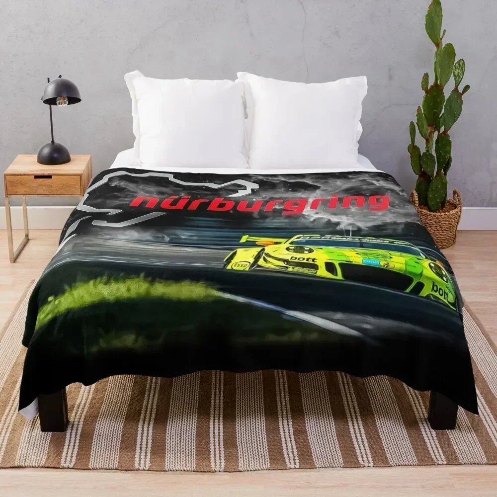 

nurburgring Print Throw Blanket Luxury warm winter Blankets