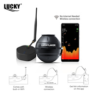 LUCKY FF916 WiFi Fish Finder Enhanced Edition 120M Distance 45M Depth Wireless Fishing Suitable for iOS and Android Fish Finder
