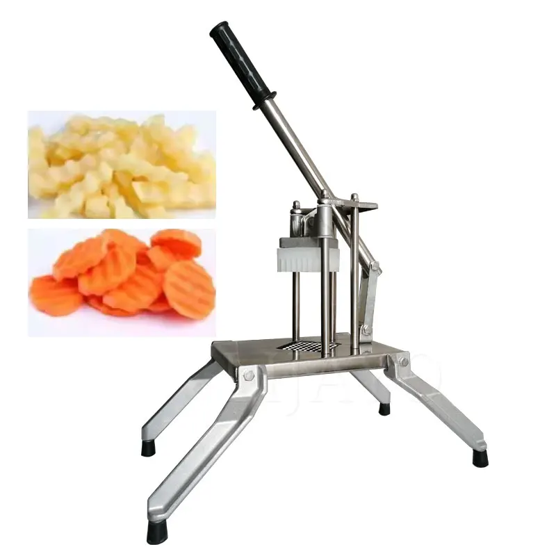 9Mm 12Mm 14Mm Blade Potato Slicer Chopper Manual Waved Cutting Machine French Fries Potato Chip Wavy Slicer Cutting Machine