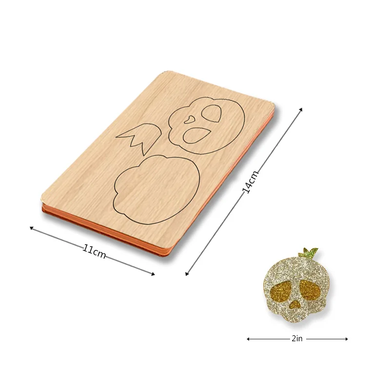 

XX284 Assembled Grimace Wooden Cutting Die For Most Machines