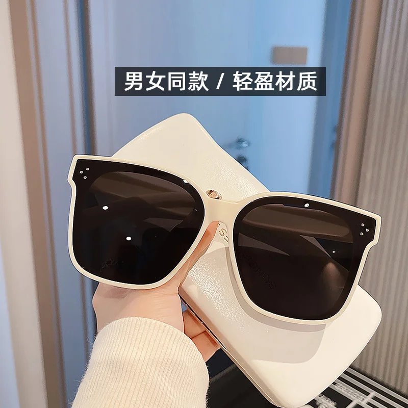 Fashion set glasses, myopia glasses, special polarizing glasses, sunglasses, men's large frame, driving, UV resistant, women's