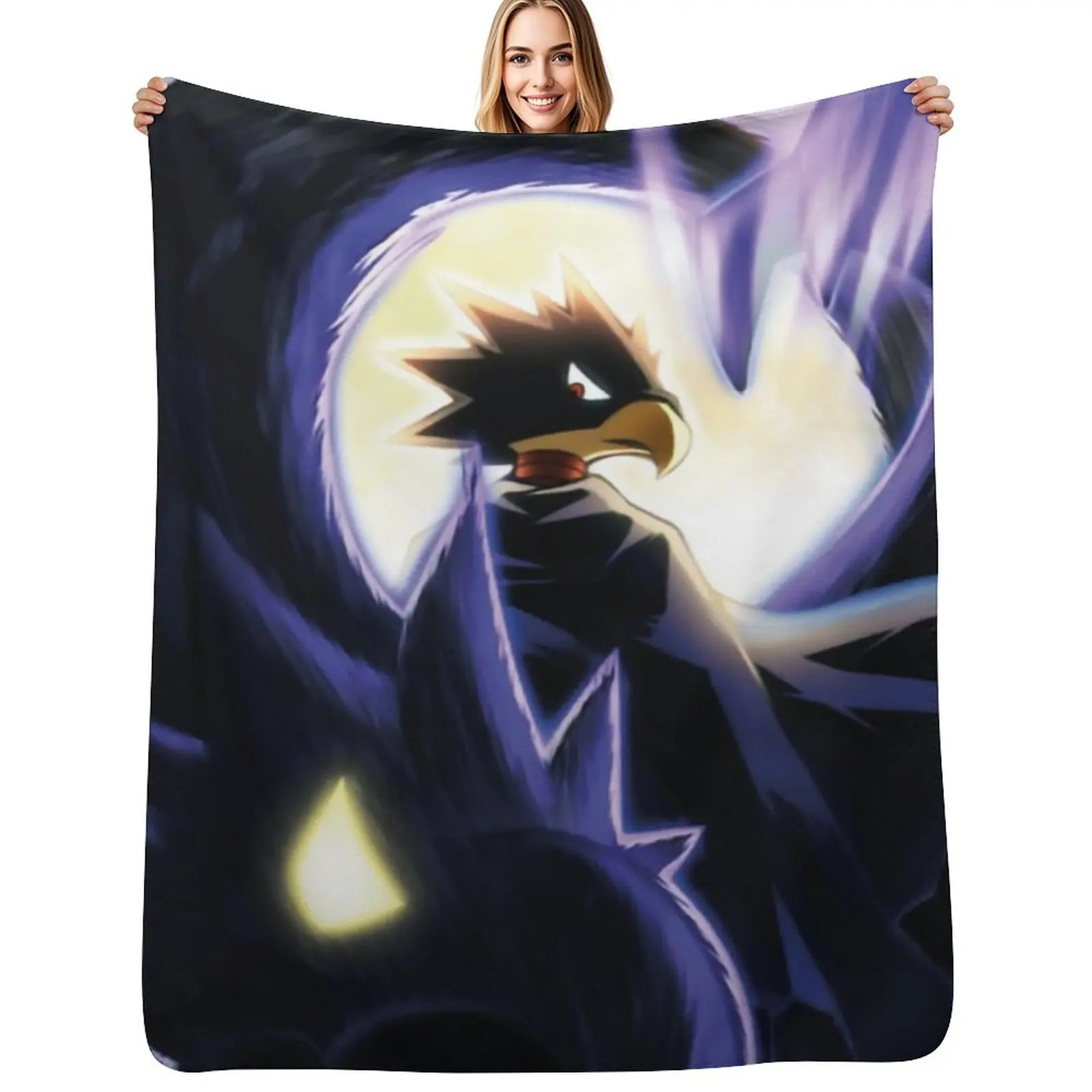 tokoyami fumikage Throw Blanket All Season Lightweight Soft Blanket for Bed