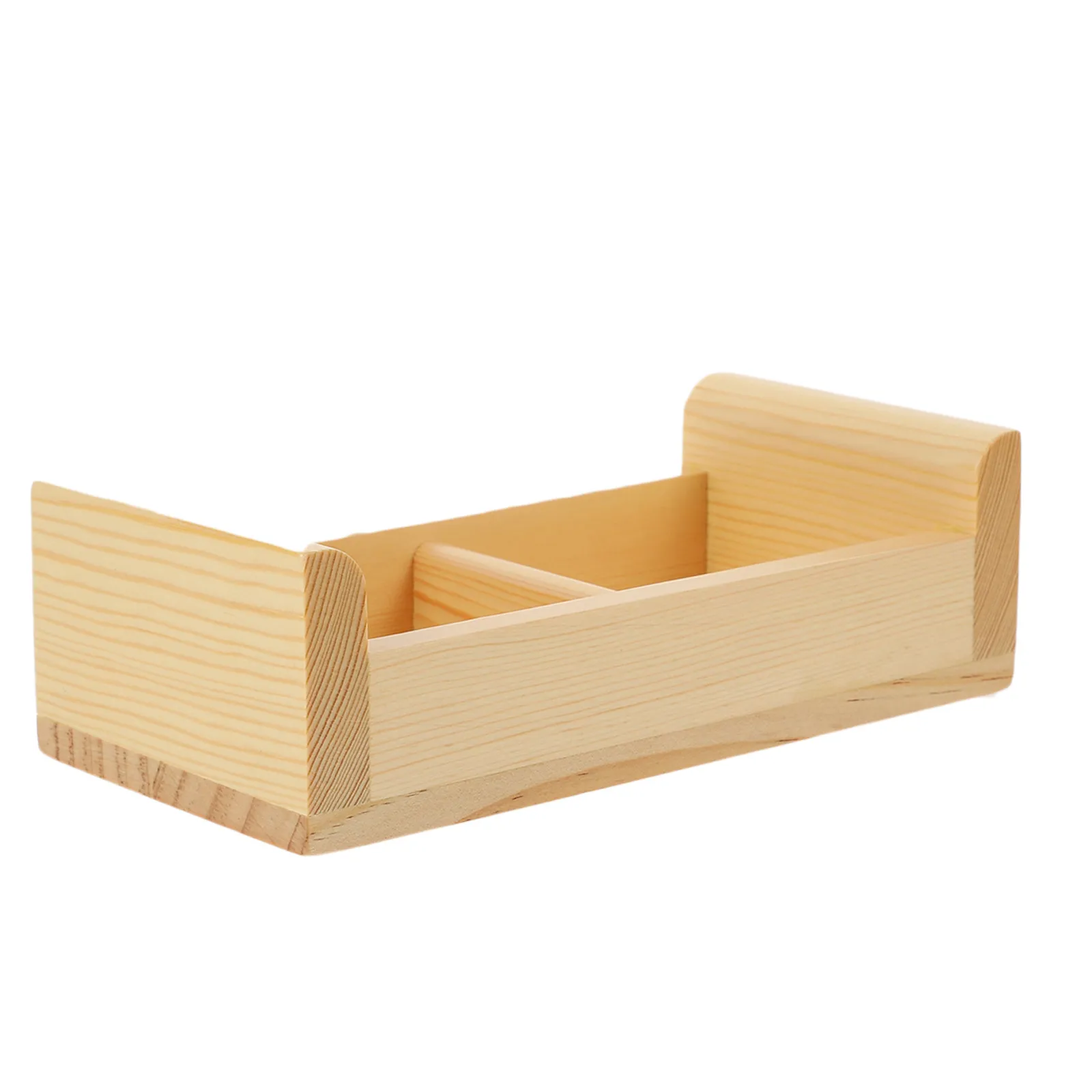 1Pcs Eco Friendly Wooden Sushi Serving Plate Sashimi Divider Dish with Large Volume Space Saving Design for Home Hotel Catering