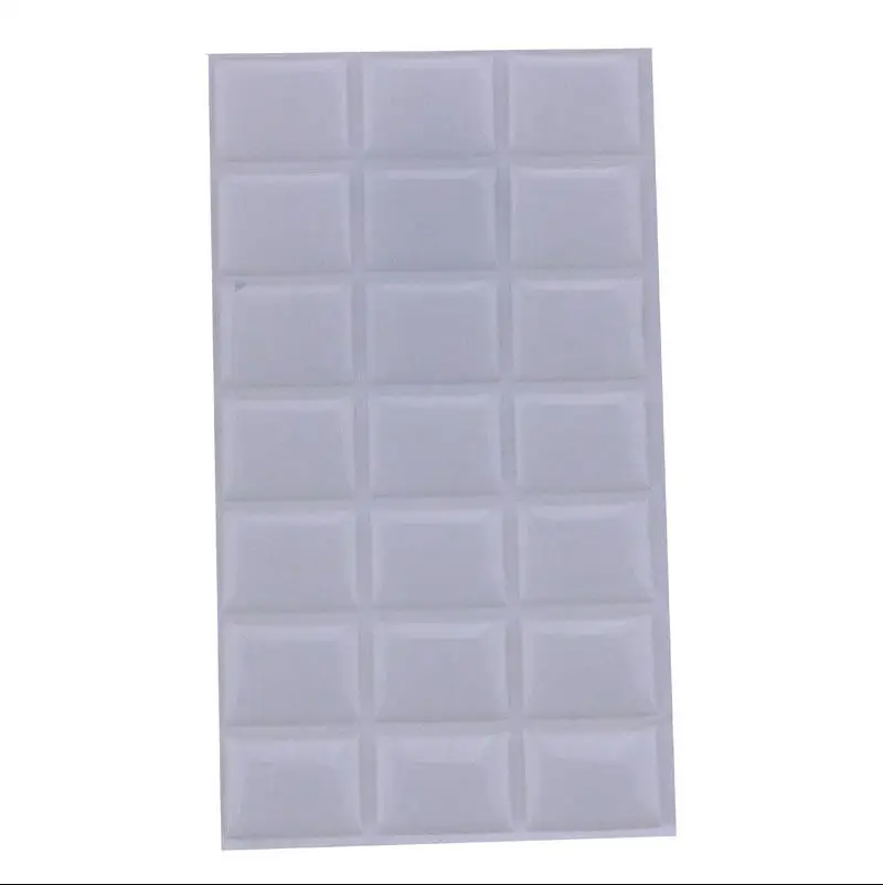 25.4mm  Square Clear Domed Epoxy Seal 3D Crystal Clear Epoxy Adhesive Circles Sticker DIY Jewelry Pendants Crafts