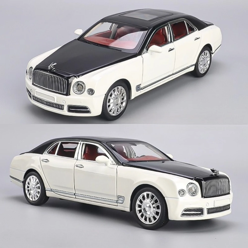 

1:24 Mulsanne Spectre модель спортивного автомобиля, игрушка, звук, свет, амортизация, звездное небо, топ, миниатюрные модели автомобилей, украшение для хобби