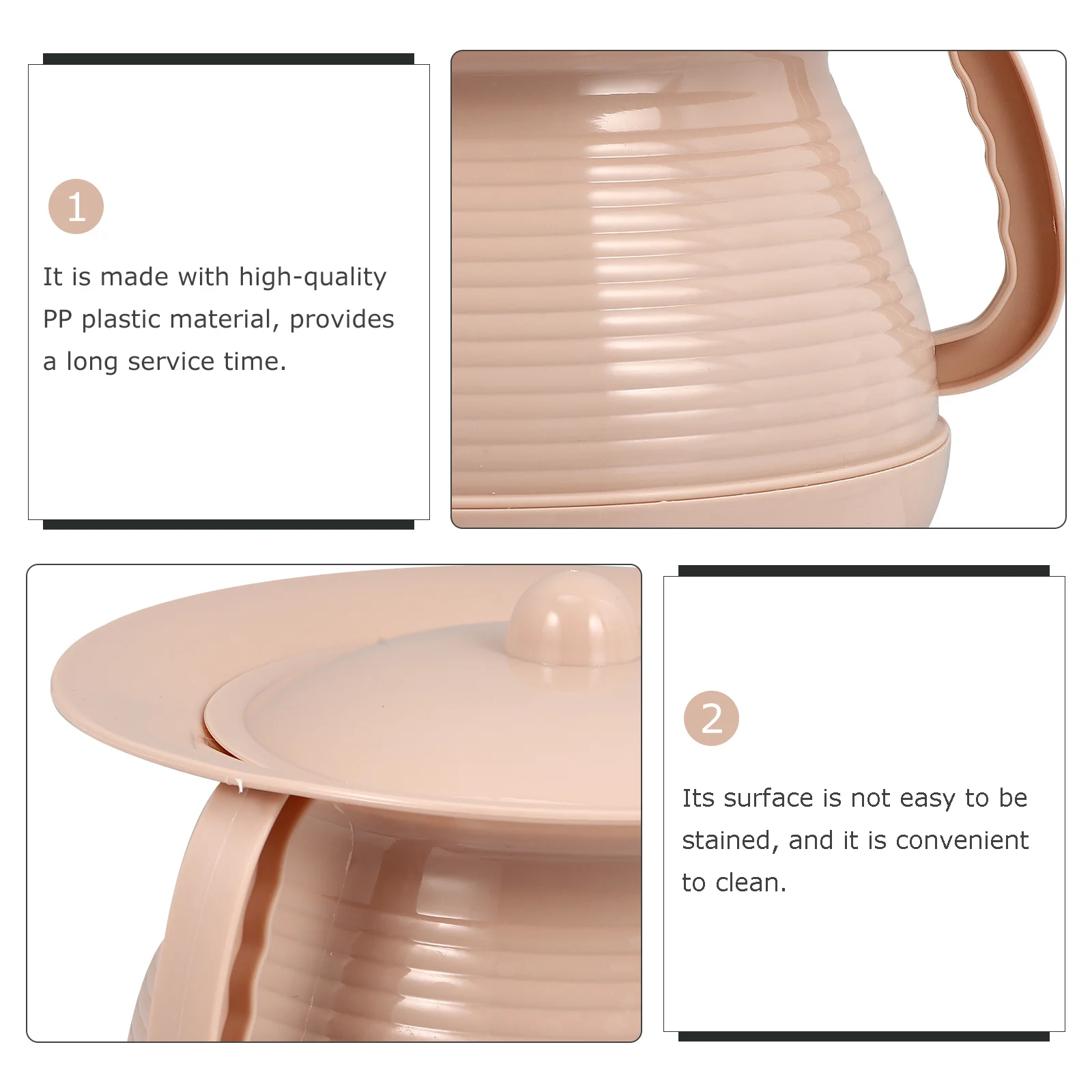 

1 шт., домашнее судно, утолщенный пластиковый ночной горшок для мочи для детей и взрослых, портативный домашний туалет, плевательница с гладкой