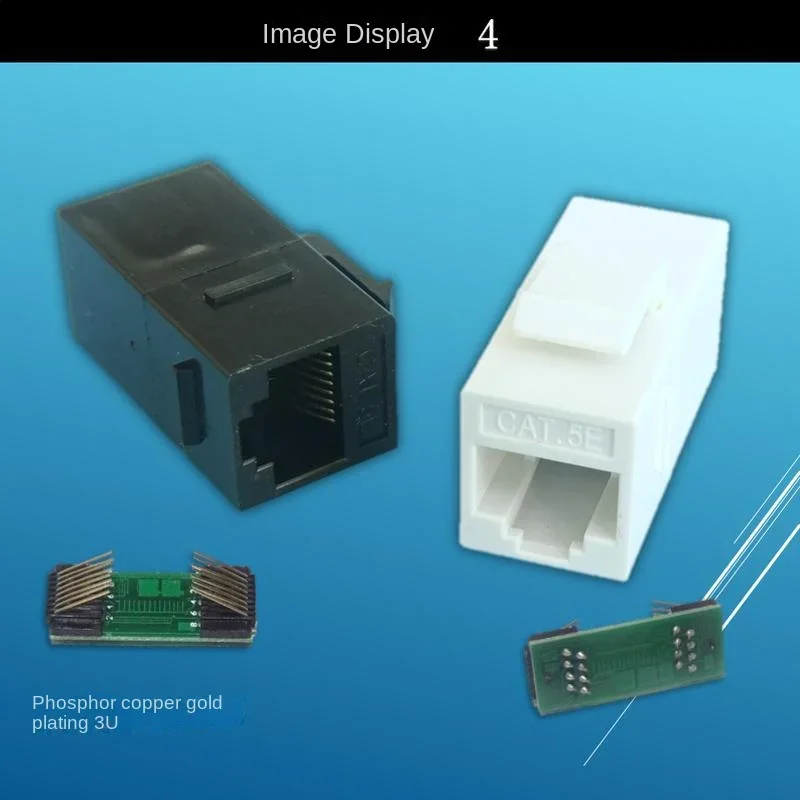 10 Ethernet Lan Cat.5e Trapeziumvormige Connectoren, Rj45 Vrouwelijke Naar Vrouwelijke Plug-In Koppeling, Utp Wandpaneel 5e Socket Zwart, Wit