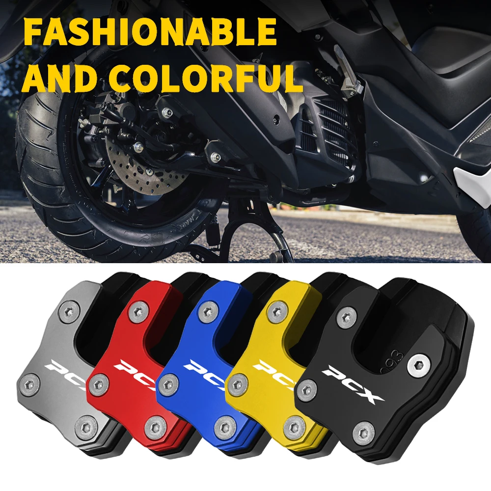 

Motorcycle Side Stand Pad Plate Kickstand Enlarger Support Extension Brand New For HONDA PCX125 PCX150 PCX 125 PCX 150 2018 2019