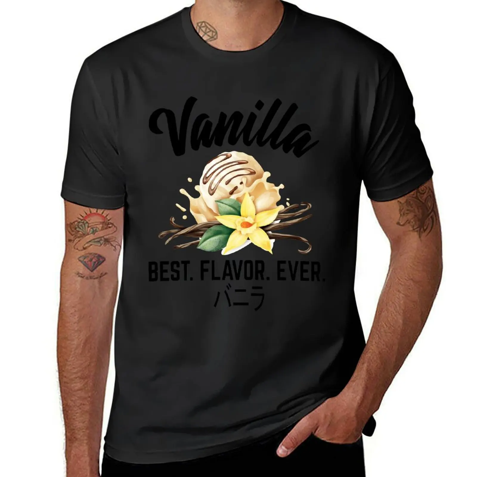 Vanilla. Best. Flavor. Ever. T-Shirt blanks sweat men clothing