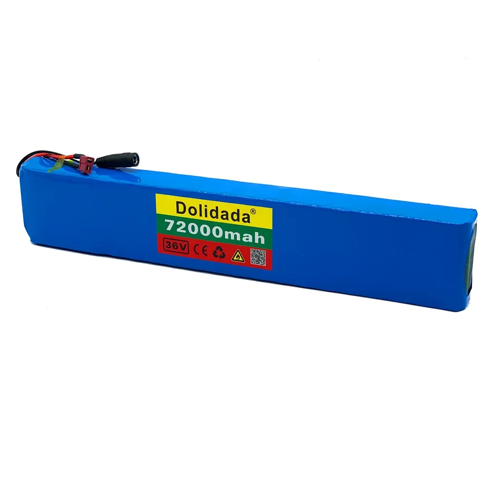 Batterie 10S4P 36V 72Ah Haute Puissance 18650 W, Pour Vélo Électrique Batterie Au Lithium Avec Chargeur Nouveauté 600