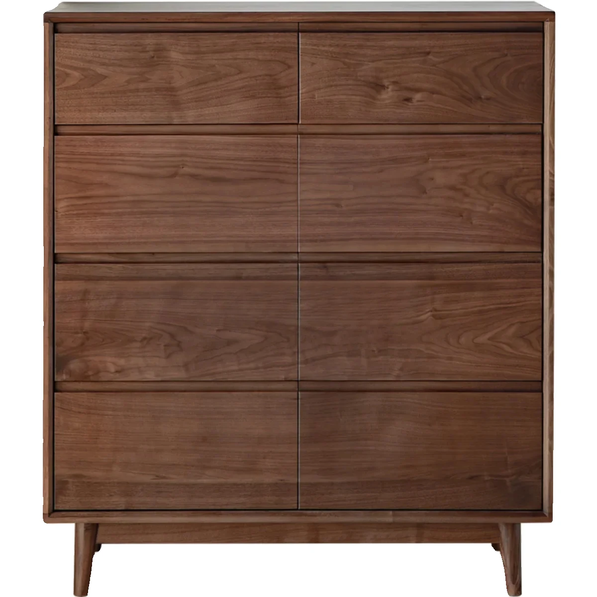 

Japanese-style simple solid wood side cabinet, drawer storage, living room, Nordic log entrance, bedroom high cabinet