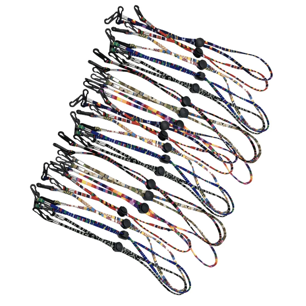

20Pcs Adjustable Glasses Chain Lightweight Eyeglass Strap Neck Holder for Running Hiking Cycling Eyewear Cord Protective