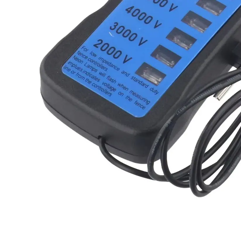 12000V Electric Fence Voltage Tester 8 LED Neon Indicator For Farm Livestock Garden Wire Rope Metal Mesh Security Testing Tool