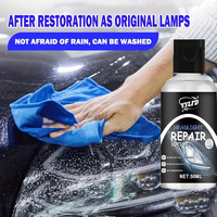 Car headlight cleaning refurbishment repair tool set headlight cover anti-yellowing aging repair fluid polishing coating agent