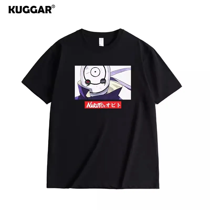 Japanese Anime 2026 Pure Cotton Fashionable Children's T-shirt Cartoon Naruto Print Parent-child Casual Short Sleeved Shirt