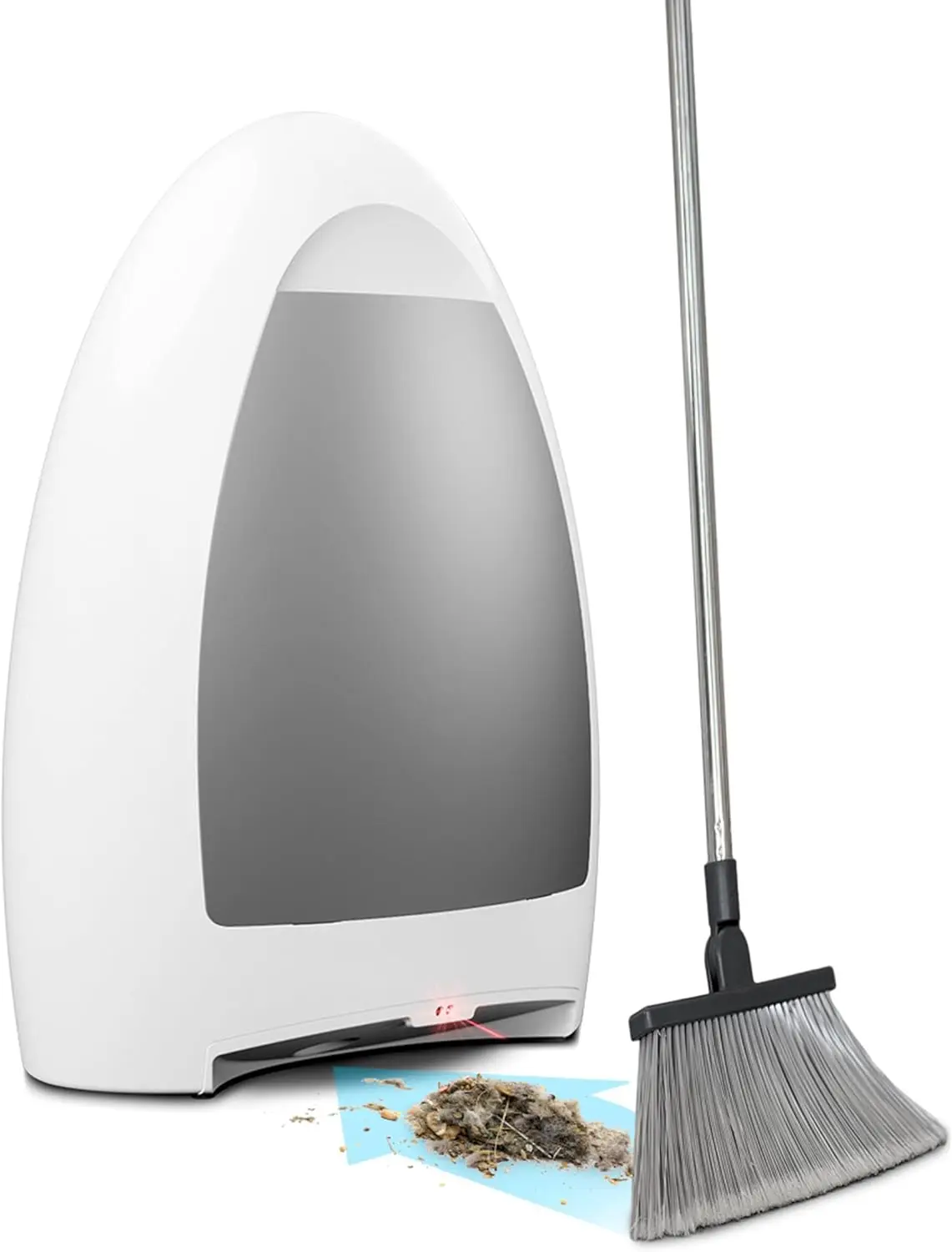 

Touchless Automatic Dustpan Vacuum for Pet Hair & Kitchen Dirt, Ultra Fast, Bagless, Corded with Sensors, White