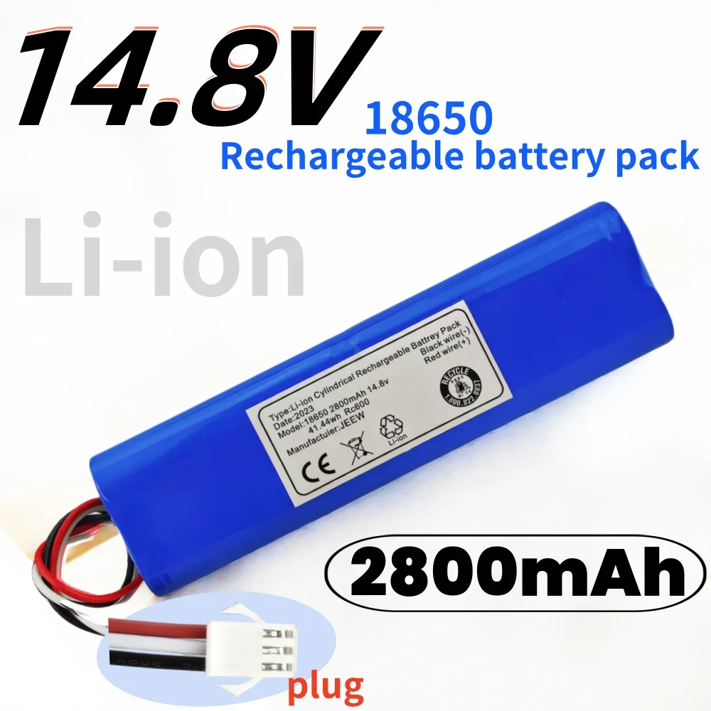 Original 14.8V 2800mAh Rechargeable Battery For ILIFE V3s V5s V8s DF45 DF43 V3 X3 V50 V55 V5Lpro Robotic Cleaner Parts