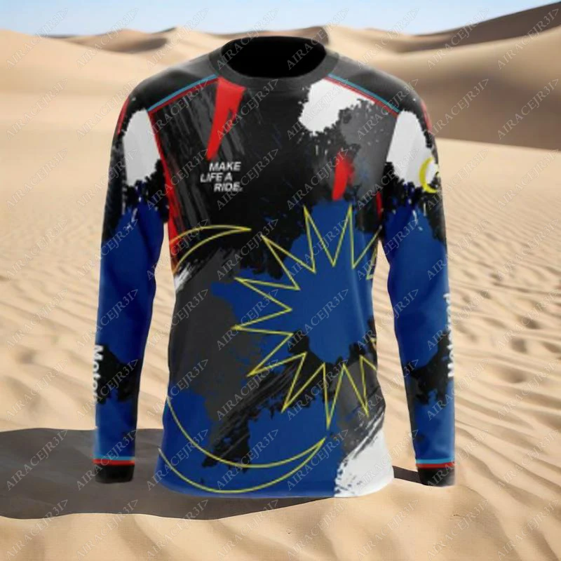 Motorsport für BMW GS Tour Motocross Langarm T-Shirt Motorrad Rally Motorrad ADVENTURE Blau Sommer Racing Herren Trikots