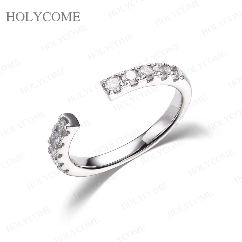 

Кольцо с выращенными в лаборатории бриллиантами 10K/14K/18K/PT950, инкрустированное мелкими бриллиантами, обручальное/помолвочное кольцо, модный дизайн для женщин, ювелирные изделия высокого качества