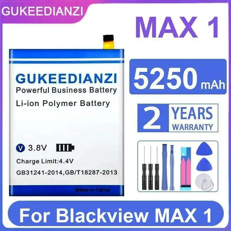 

Mobile Phone Battery For Blackview Max 1 Long Lasting 5250Mah High Compatibility