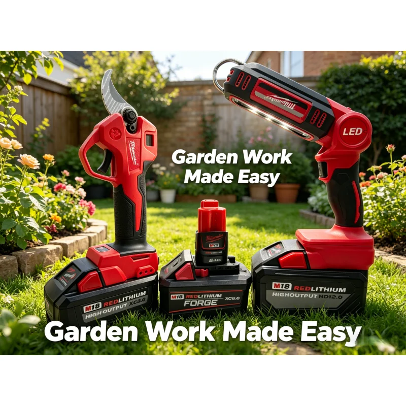 

Аккумулятор FORGE 18В 6.0Ач для беспроводных инструментов Milwaukee M18, замена 48-11-1860, подходит для ударных гайковертов 2804-20, 2904-20