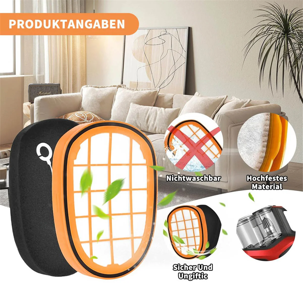 AD11 Für Philips Speedpro Max Staubsaugerfilter, Staubsaugerzubehör Ersatzbürste, für Philips Speedpro Max