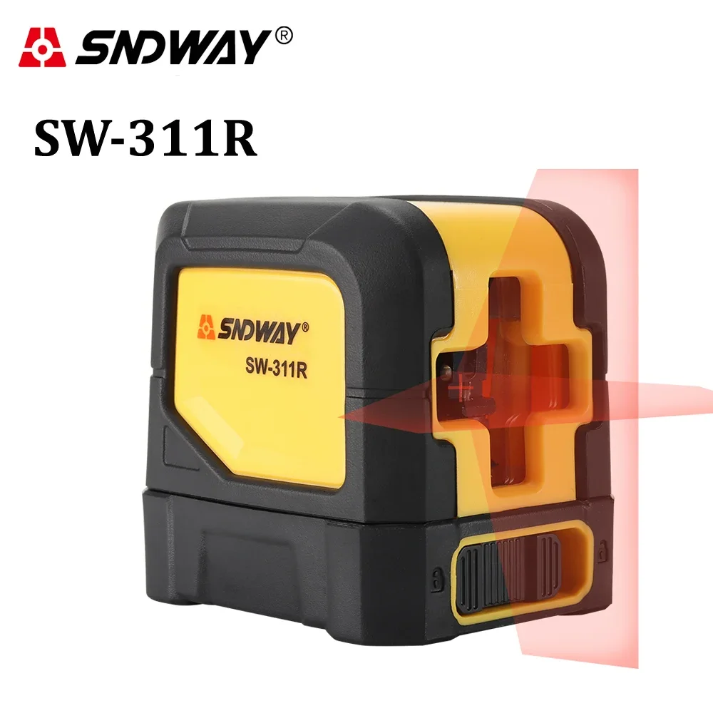 SNDWAY laser level self leveling laser Leveler Vertical & Horizontal 2 cross lines Super Powerful Green Red laser beam line tool