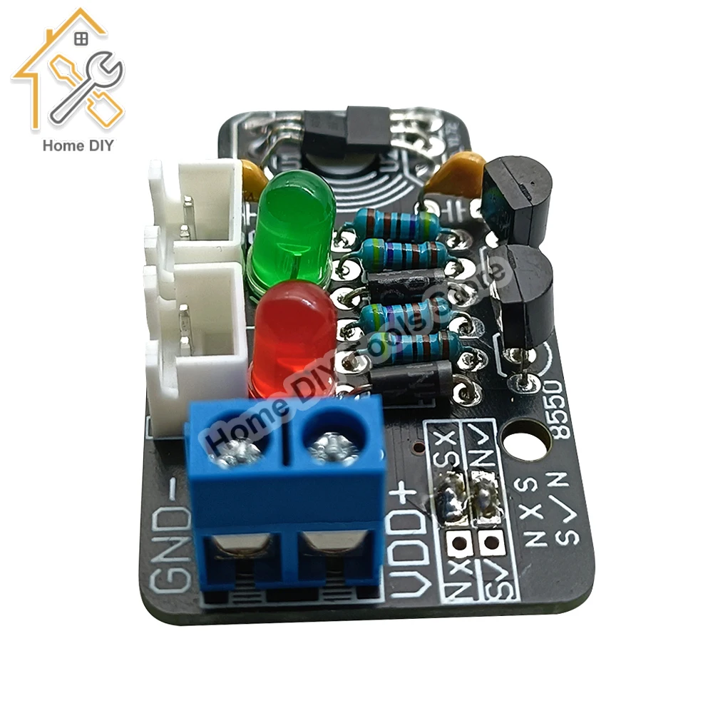 Módulo de Indução Magnética 5V a 20V DC High Precision Hall Effect Magnetic Sensor Module Pole Resolver Module