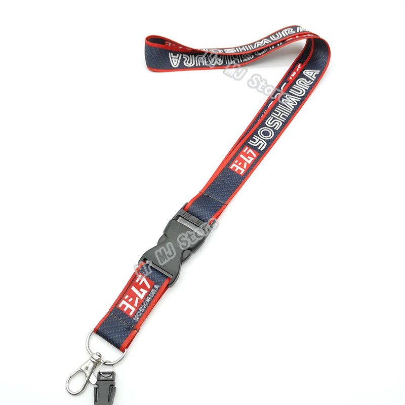 Hot sale JDM Style Yoshimura Fashion Tags Employee's Card Callphone Lanyard Keychain Bike Motorcycle Auto Keyring Accessories