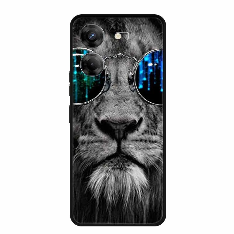 For Tecno Pova 5 Case Pova5 Phone Cover Shockproof Black Silicone Soft Back Cover Case For Tecno Pova 5 Phone Case Funda Coque