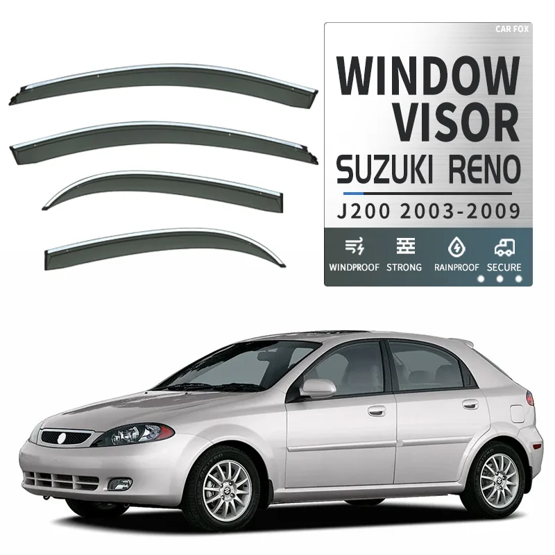 

Пластиковый козырек для Окна Suzuki Reno J200 2003-2009, вентиляционные оттенки, защита от солнца и дождя для Suzuki Reno J200 2003-2009