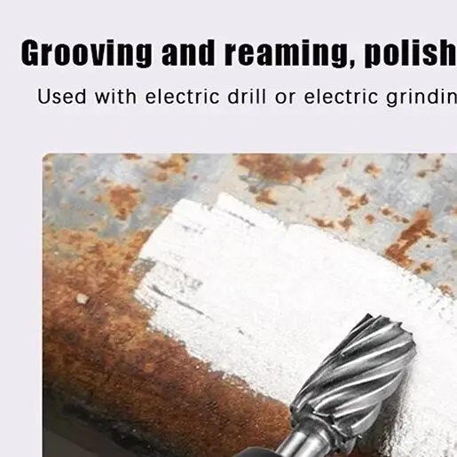 

6pc High-speed Steel Woodworking Small Rotary File Grinding Head DIY Carpenter Polishing And Trimming Electric Tool Set