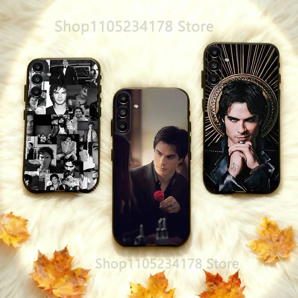 

Damon Salvatore Phone Case Silicone Soft For Samsung Galaxy A73,31,32,72,41,53,52,71,22,5G,Note,J7,8,9