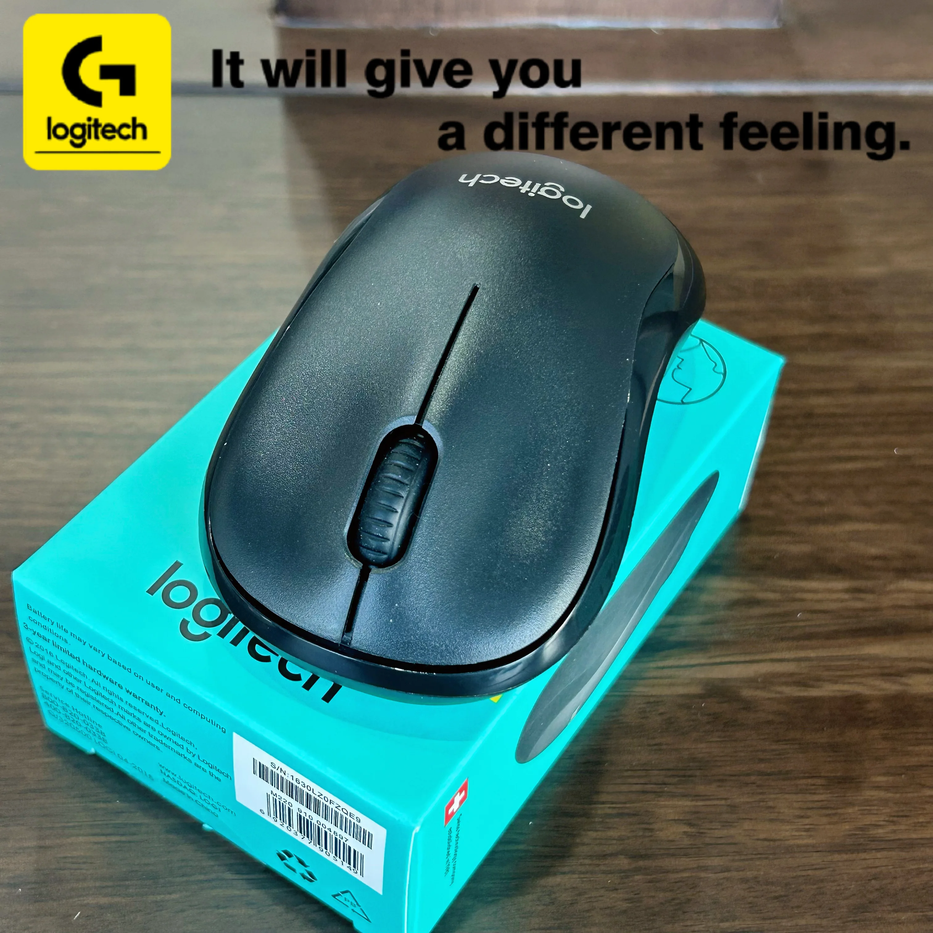 

[Незаменимый аксессуар для дома] Беспроводная мышь Logitech M220, бесшумное нажатие кнопок, срок службы батареи 18 месяцев.