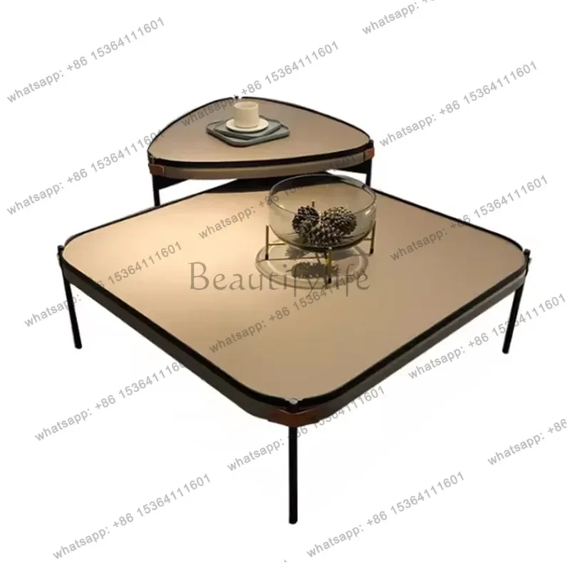 Italian Minimalist Coffee Tables Modern Luxury Living Room Central Coffee Table Modern Minimalist Home Furniture Muebles